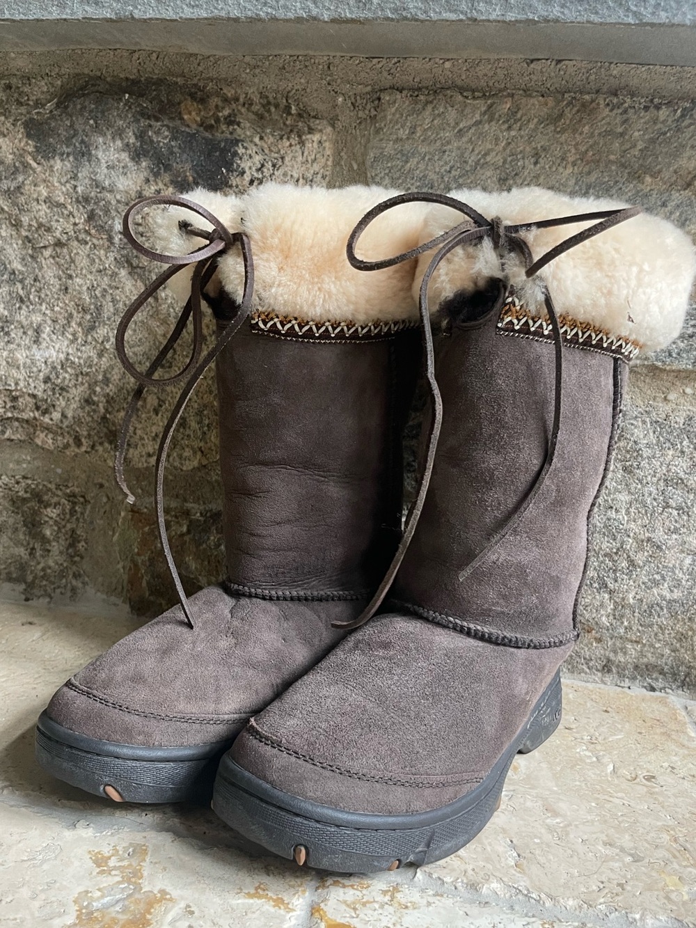 Chocolate Brown Ugg Ultimate Cuff Tall Winter Boots